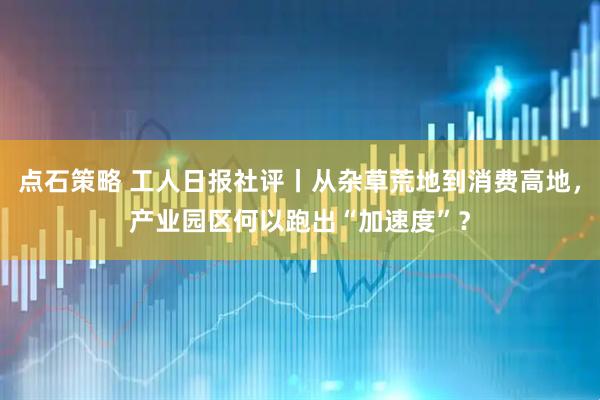 点石策略 工人日报社评丨从杂草荒地到消费高地，产业园区何以跑出“加速度”？